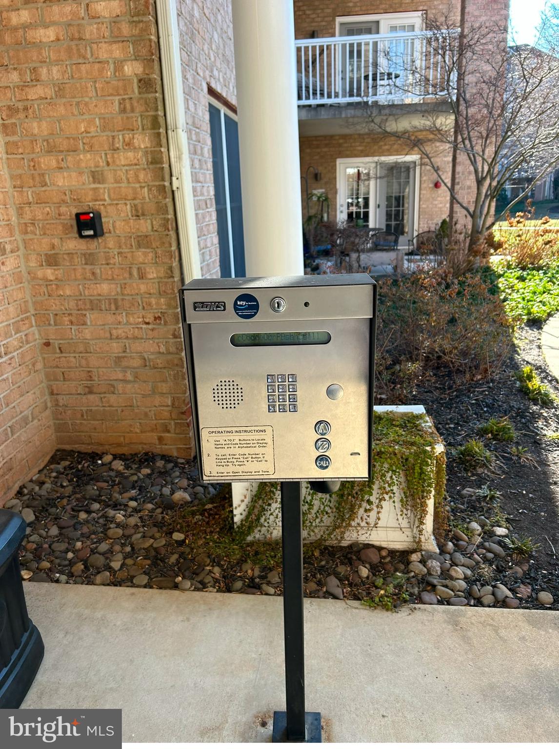 12320 Rosslare Ridge Road, Unit 208 Lutherville-Timonium, MD 21093 - Photo 5 of 18 secure locked main door