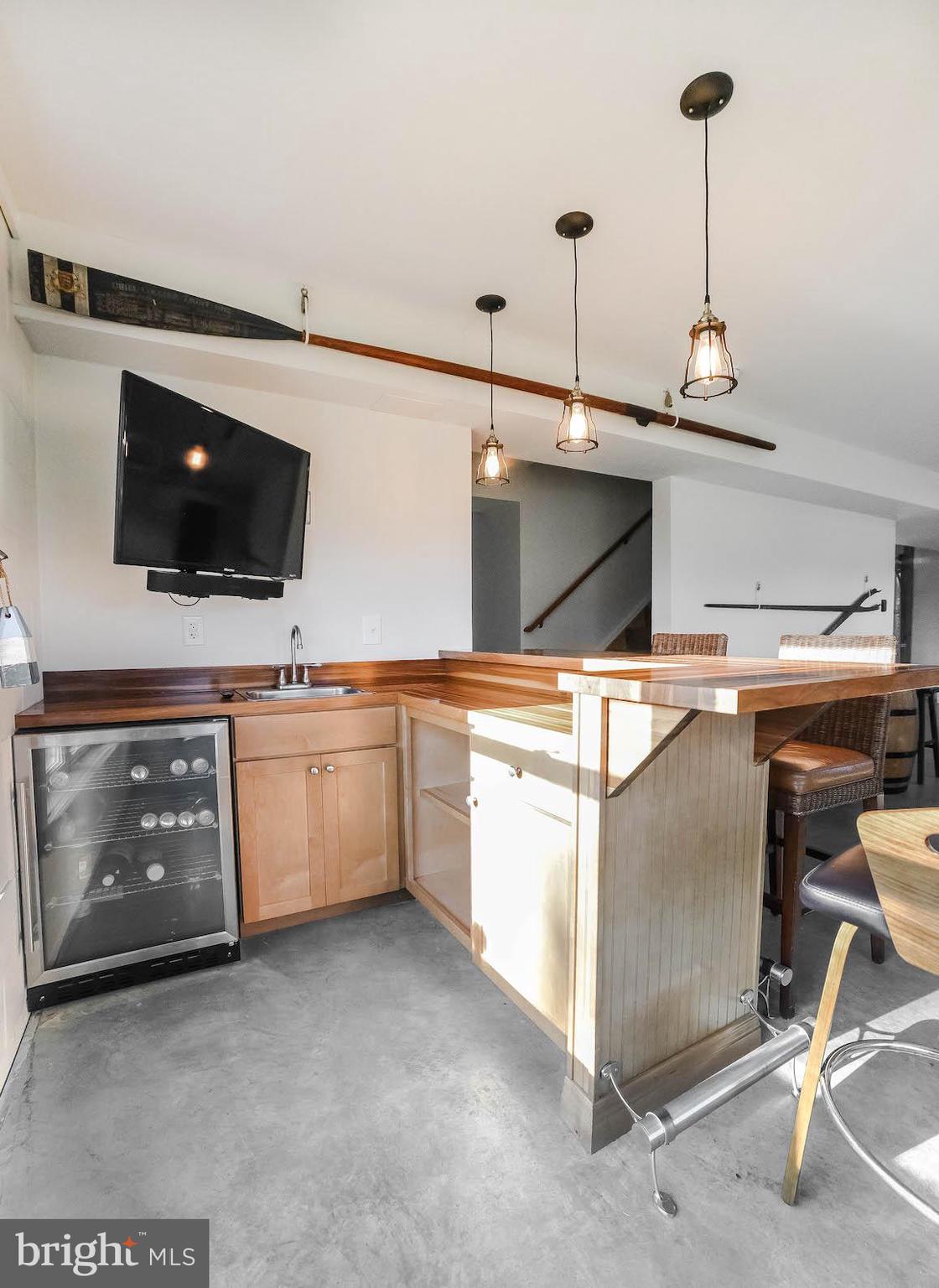 45230 Lighthouse Road Piney Point, MD 20674 - Photo 56 of 69 Lower level built in bar