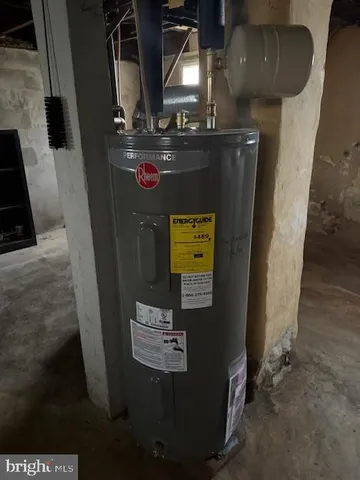 a view of water heater room