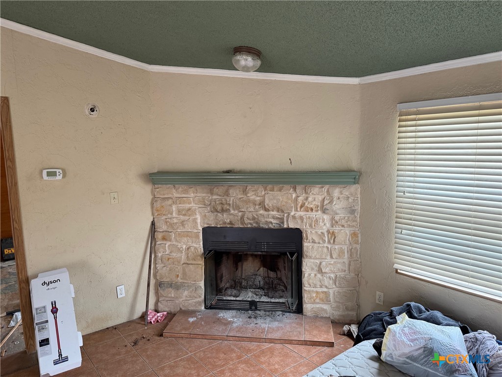 10080 Rebecca Creek Road Spring Branch, TX 78070 - Photo 7 of 16 a living room with furniture and a fireplace
