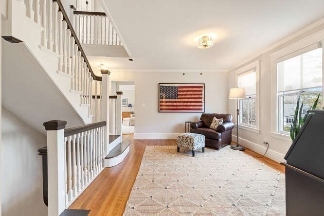 6 Hayes Avenue Lexington, MA 02420 - Photo 15 of 34 a living room with furniture and a window
