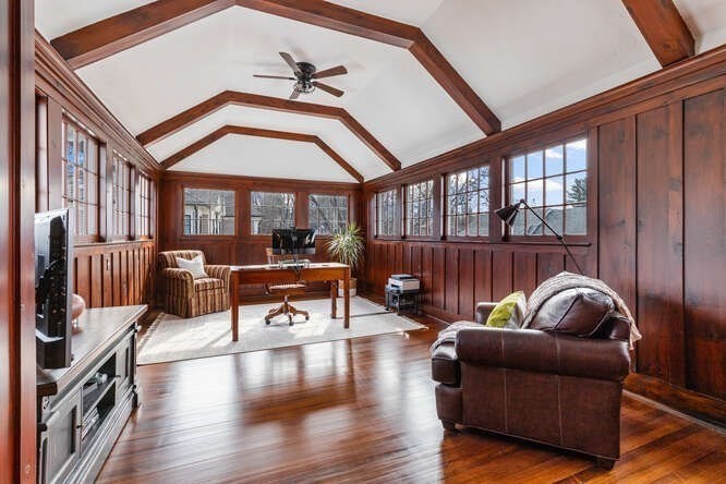 6 Hayes Avenue Lexington, MA 02420 - Photo 20 of 34 a living room with furniture and a large window