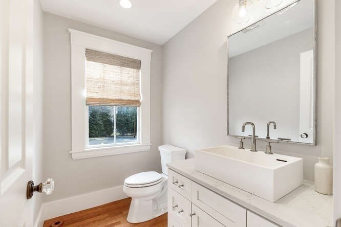6 Hayes Avenue Lexington, MA 02420 - Photo 31 of 34 a bathroom with a sink toilet and window