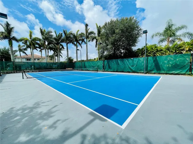 a view of a tennis court