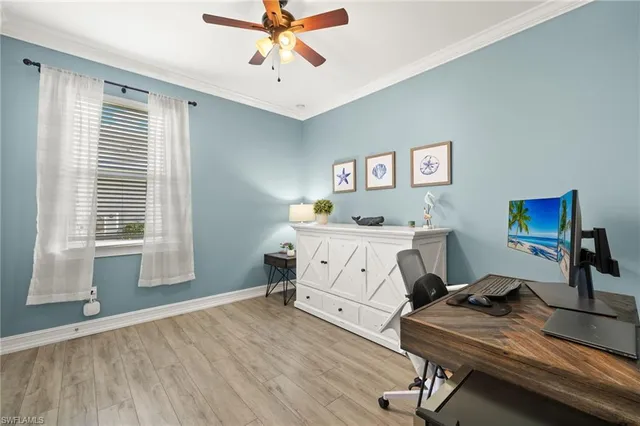 a view of a workspace with furniture