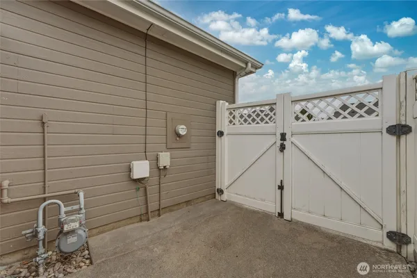 a view of front door