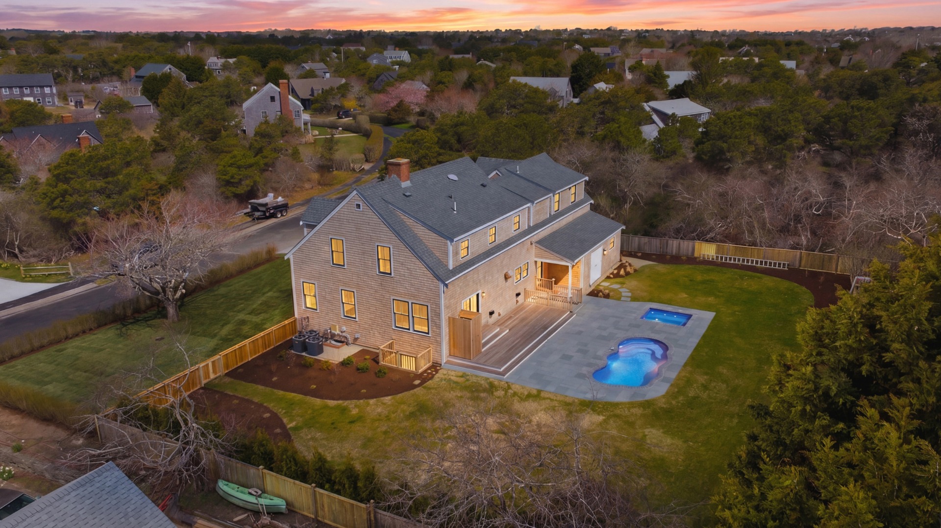 10 Rudder Lane Nantucket, MA 02554 - Photo 4 of 33 an aerial view of residential houses with outdoor space