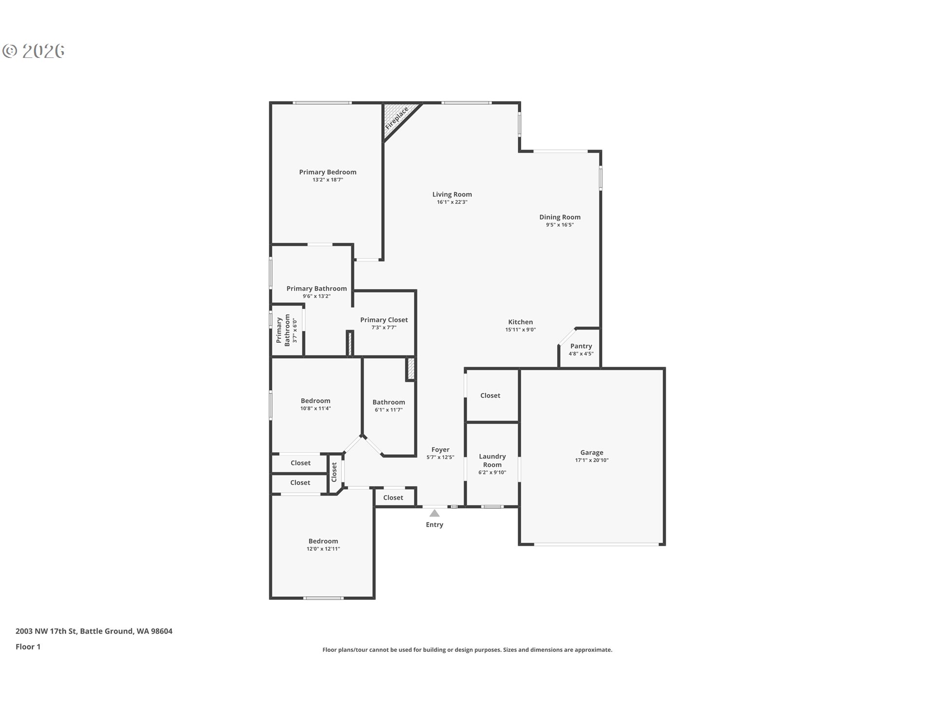 2003 Northwest 17th Street Battle Ground, WA 98604 - Photo 30 of 30 a picture of floor plan