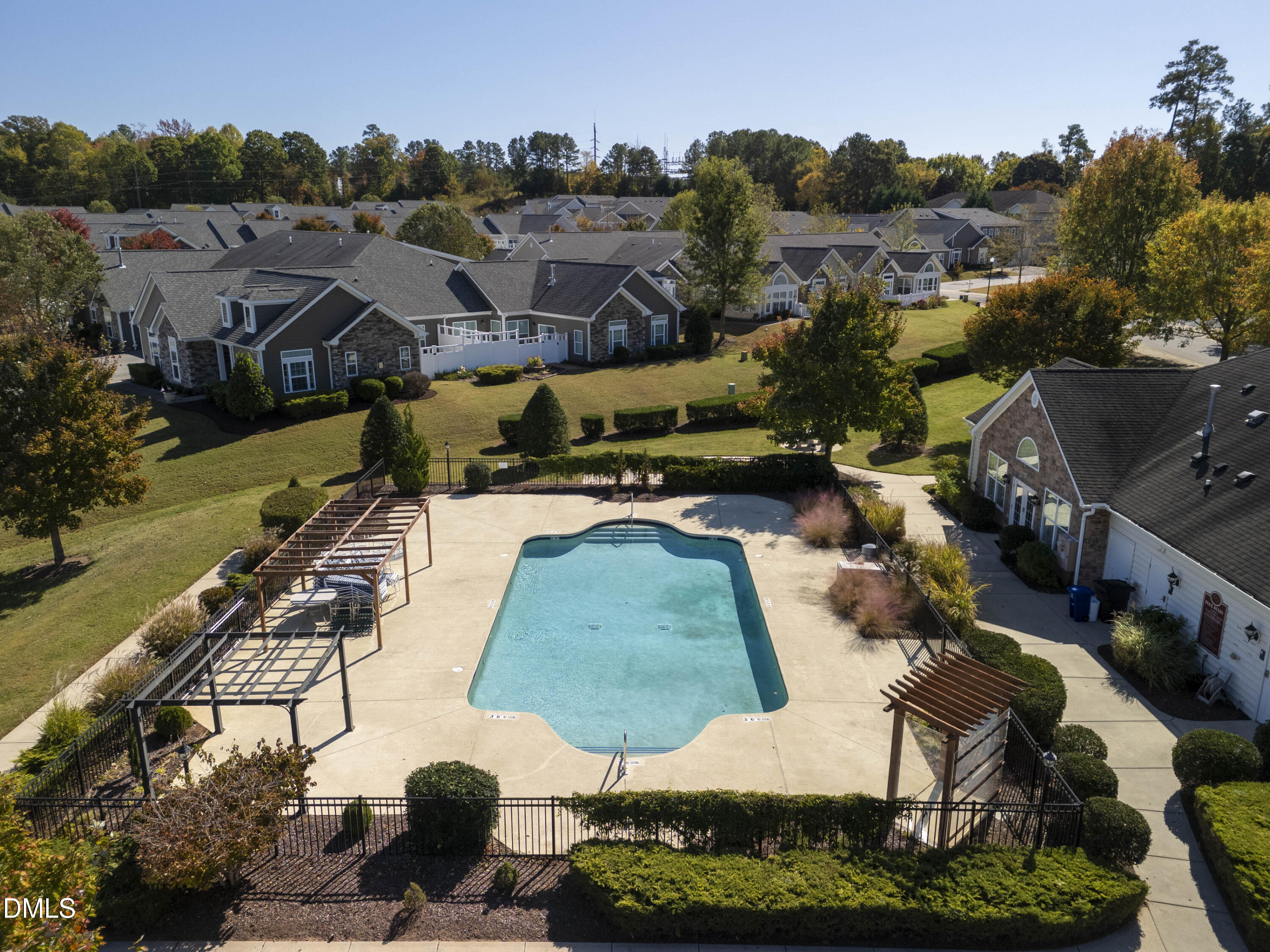 1663 Winter Wren Circle Wake Forest, NC 27587 - Photo 29 of 31 an aerial view of a house with a garden