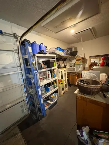 a view of a storage & utility room