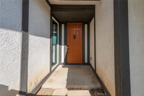 a view of front door