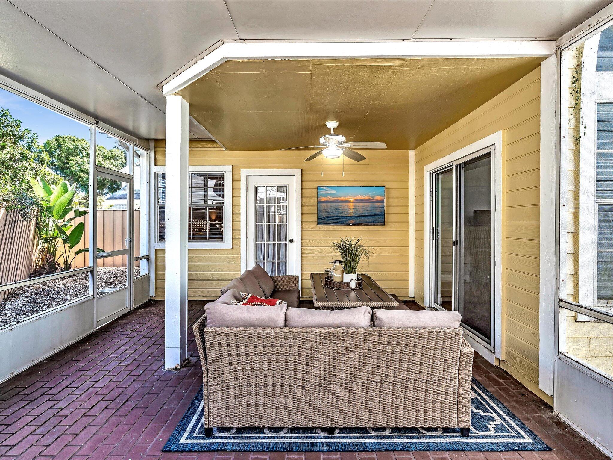 5091 Coronado Ridge Boca Raton, FL 33431 - Photo 16 of 52 Large Private Patio with TV