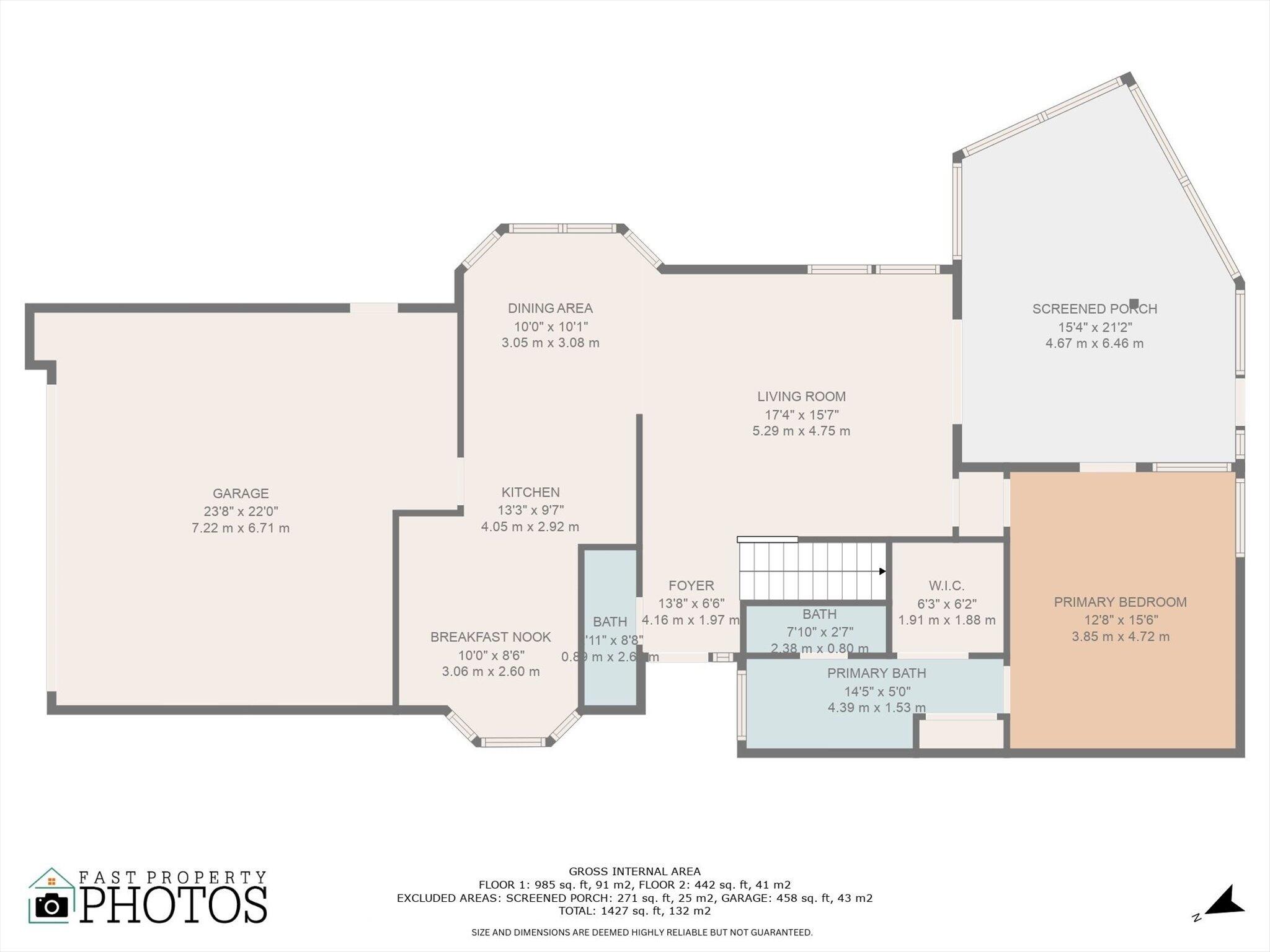 5091 Coronado Ridge Boca Raton, FL 33431 - Photo 50 of 52 First Floor Floorplan