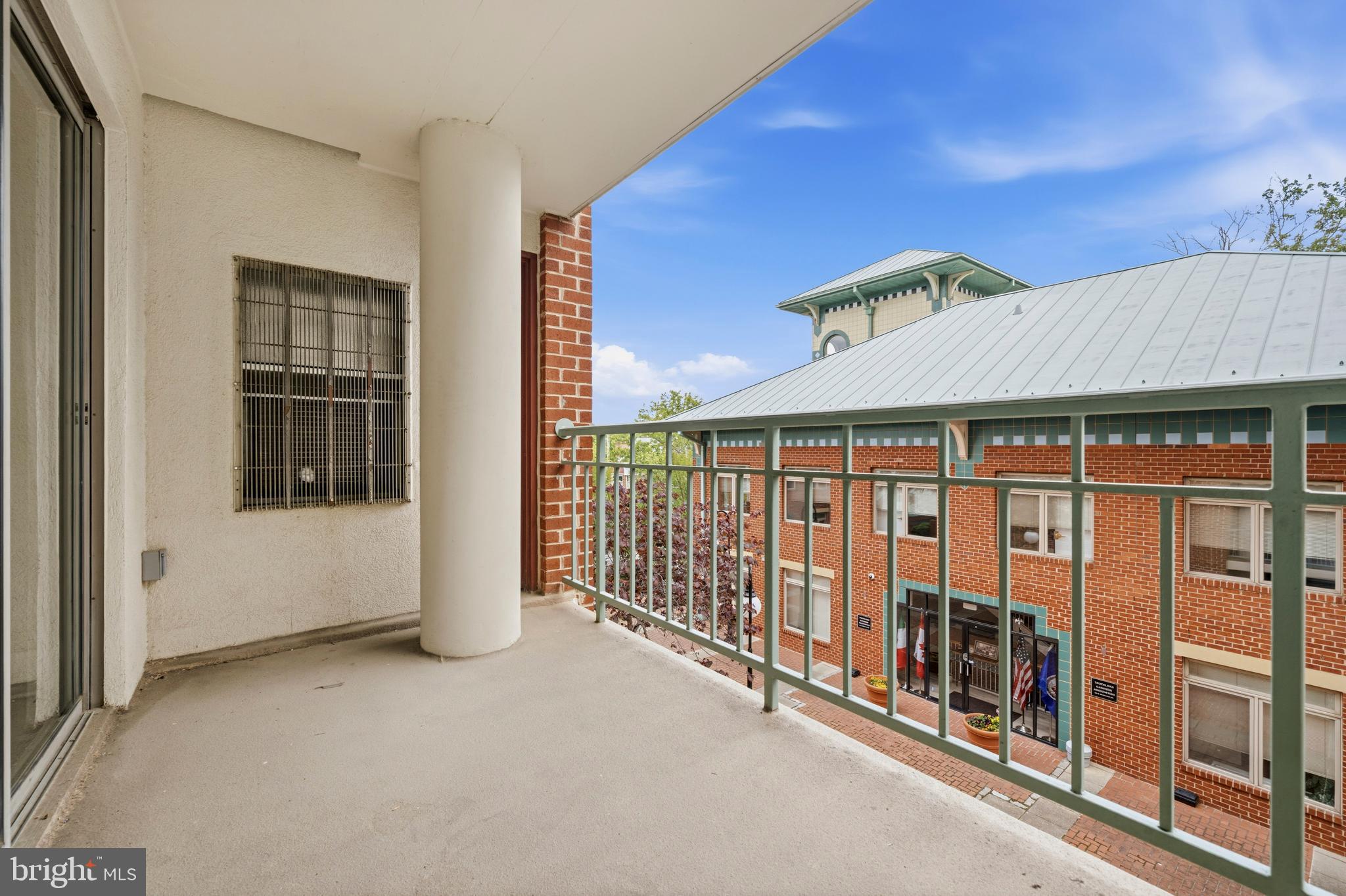 545 East Braddock Road, Unit 304 Alexandria, VA 22314 - Photo 21 of 28 private balcony overlooking courtyard