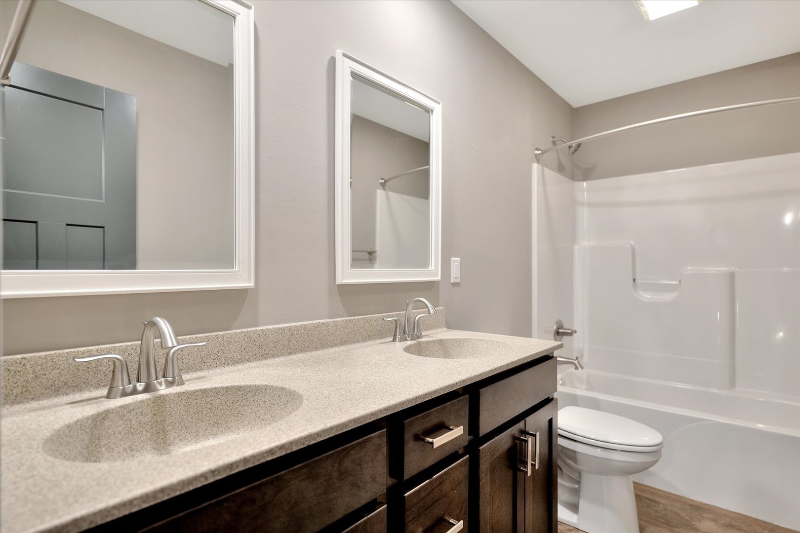 3402 Boulder Ridge Drive Champaign, IL 61822 - Photo 27 of 42 a bathroom with a sink a toilet and shower