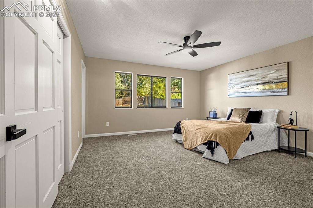 23 Newport Circle Colorado Springs, CO 80906 - Photo 19 of 49 a spacious bedroom with a bed and a window