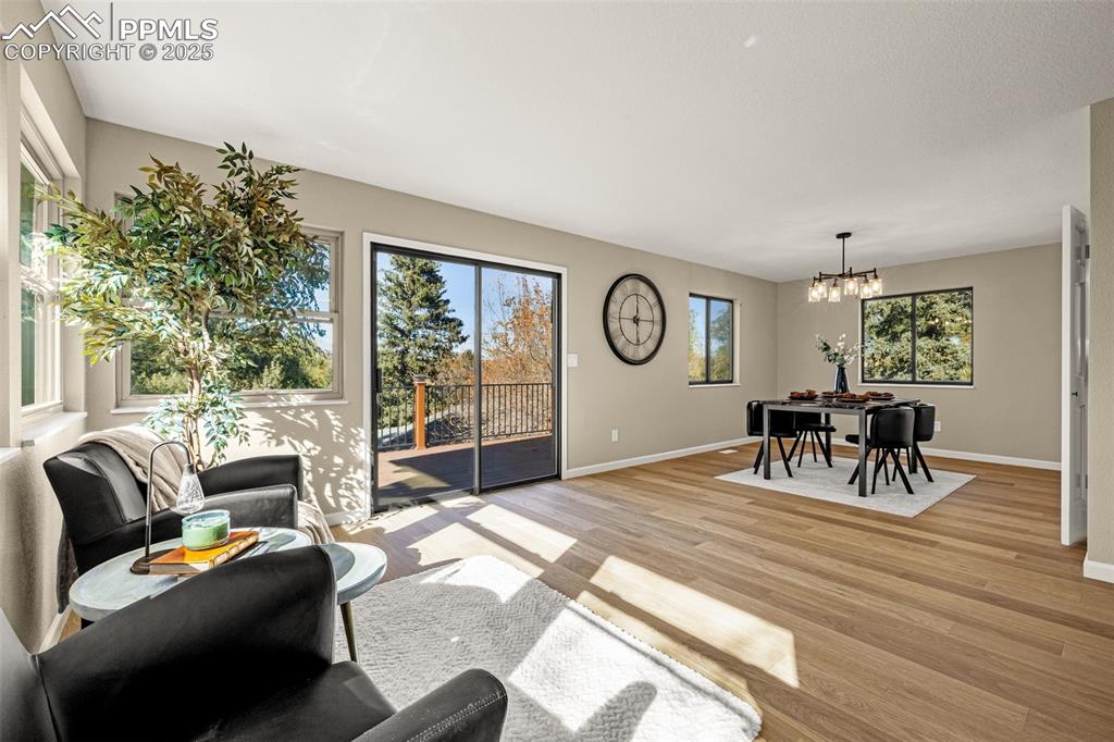 23 Newport Circle Colorado Springs, CO 80906 - Photo 6 of 49 a dining room with furniture and a large window