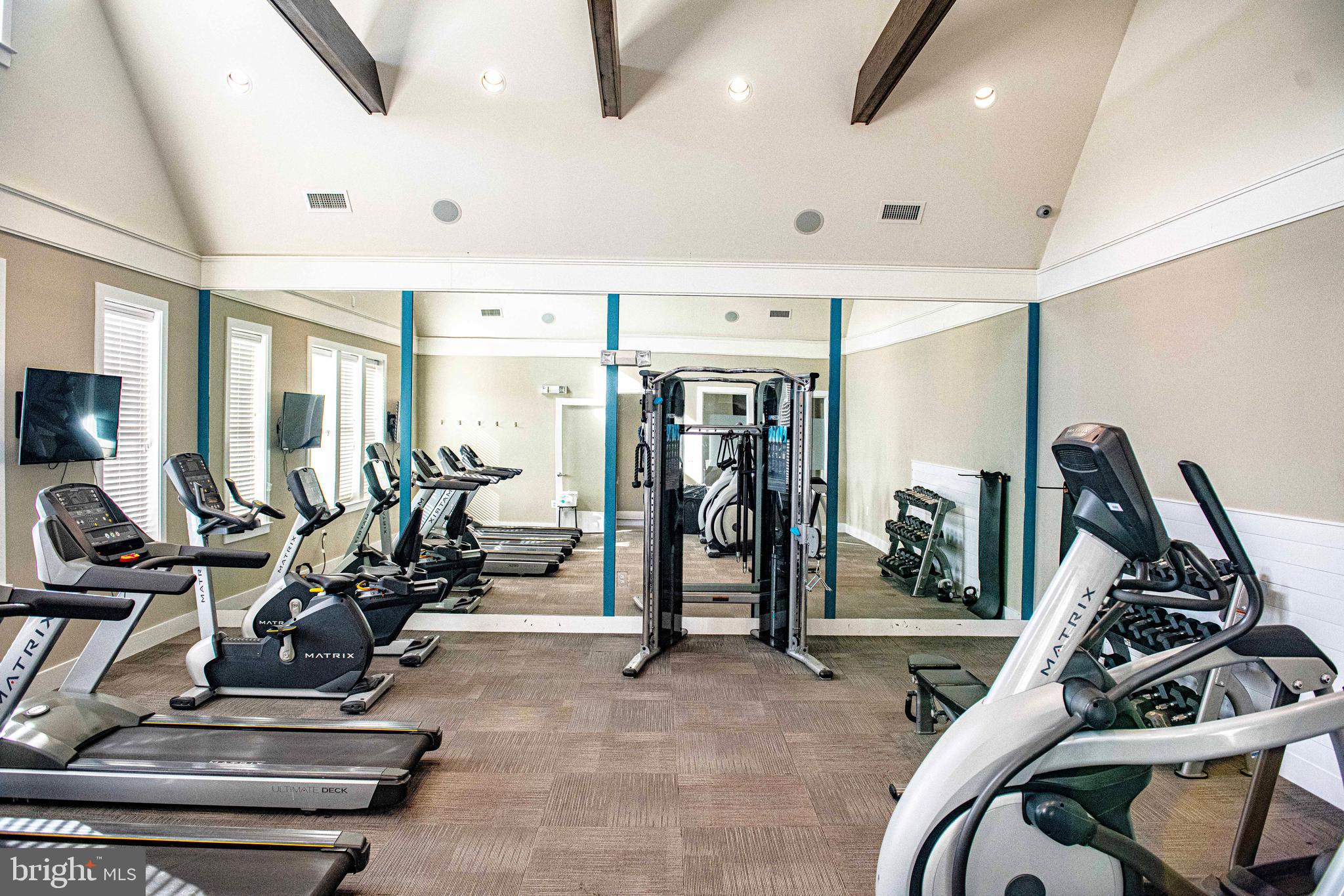 1032 Ramble Run Road Baltimore, MD 21220 - Photo 42 of 46 a view of a room with gym equipment