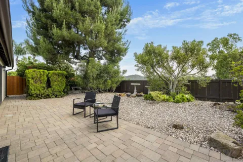 a view of outdoor space with a patio