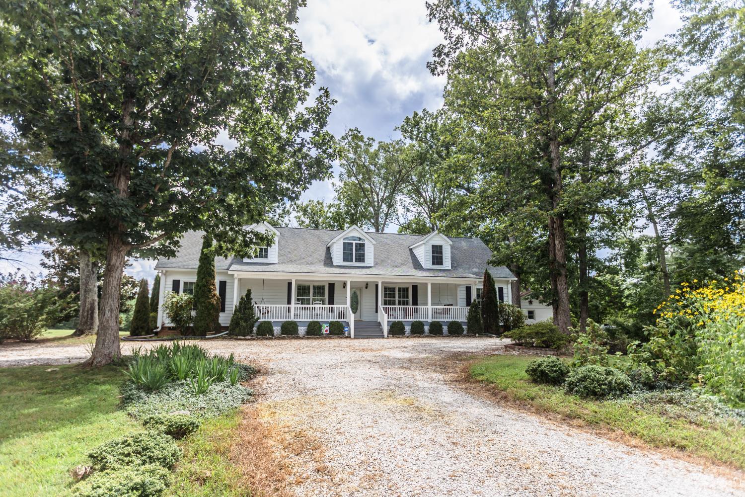 1562 Rocks Church Road Pamplin, VA 23958 - Photo 2 of 30 a front view of a house with a yard
