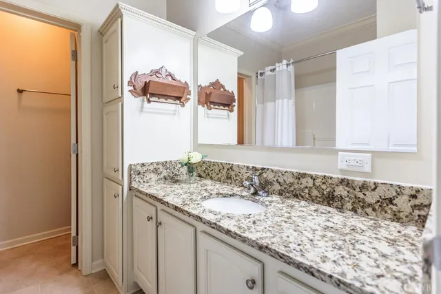 a view of an outdoor space and swimming pool