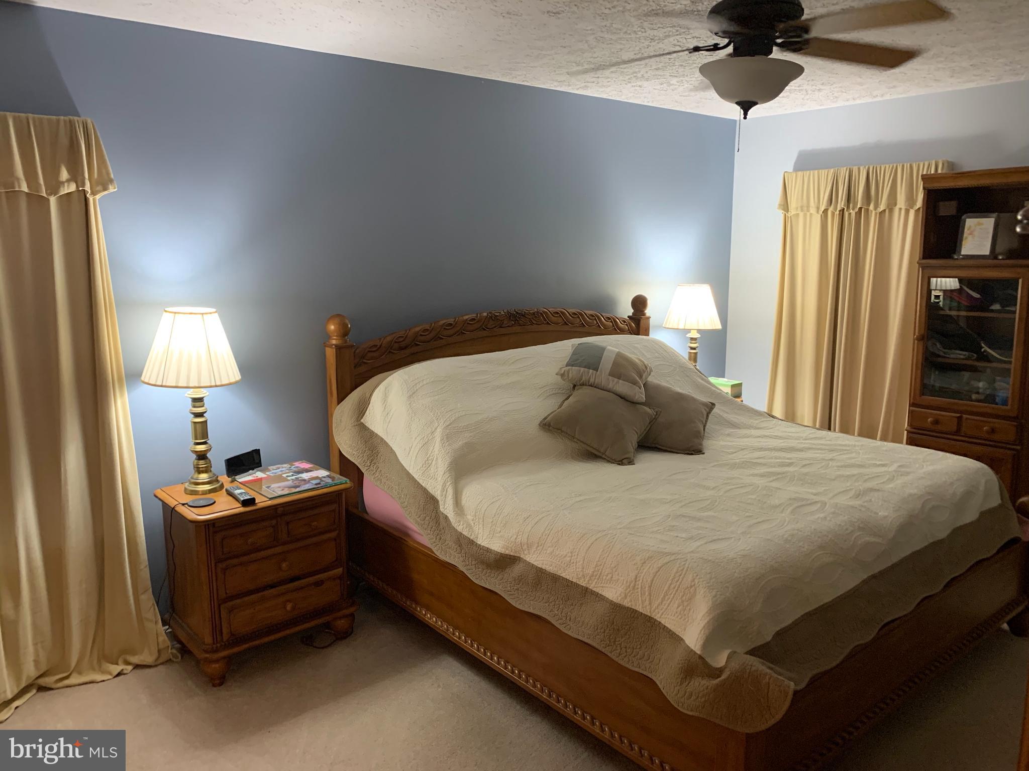 3123 Laurel View Drive Abingdon, MD 21009 - Photo 113 of 135 a bedroom with a bed and a chandelier