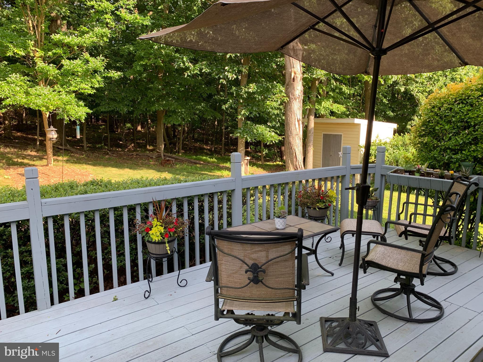 3123 Laurel View Drive Abingdon, MD 21009 - Photo 25 of 135 a view of a chairs and table in patio with a small yard