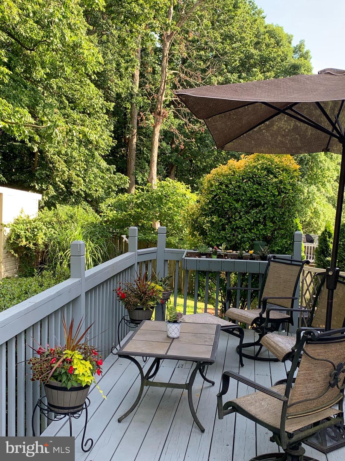 3123 Laurel View Drive Abingdon, MD 21009 - Photo 27 of 135 a view of chairs and wooden bench in the balcony
