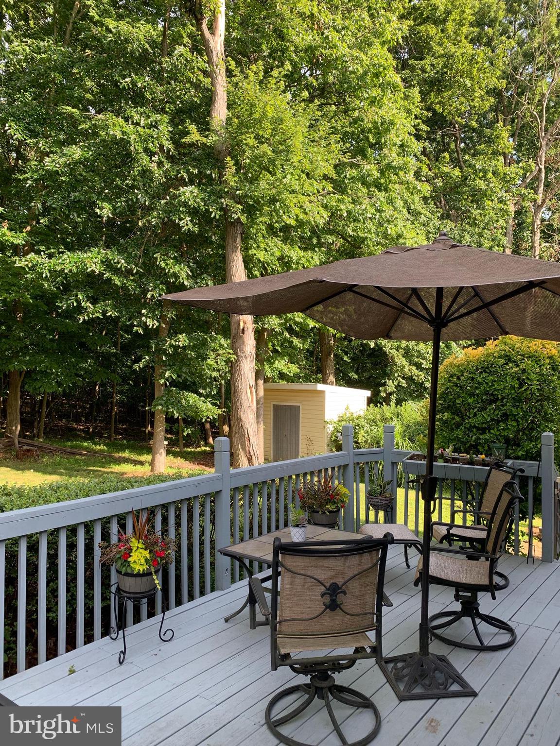 3123 Laurel View Drive Abingdon, MD 21009 - Photo 30 of 135 a view of a chairs and table in patio with a small yard