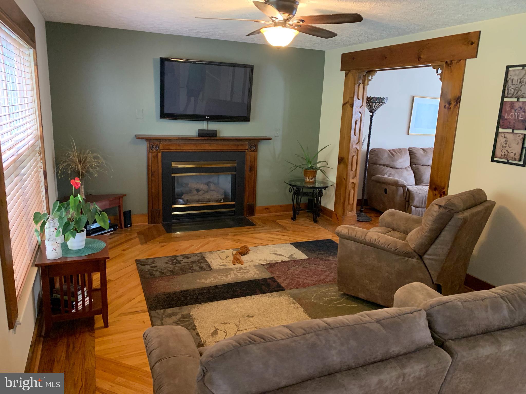 3123 Laurel View Drive Abingdon, MD 21009 - Photo 60 of 135 a living room with furniture and a fireplace