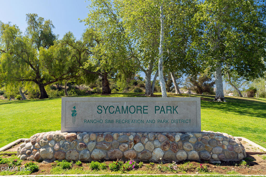 1917 Fitzgerald Road Simi Valley, CA 93065 - Photo 53 of 55 a view of outdoor space with garden