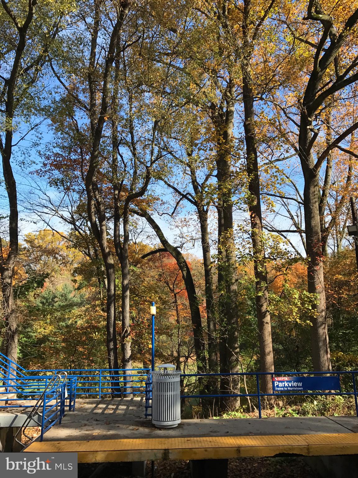 213 St Laurence Road Upper Darby, PA 19082 - Photo 40 of 45 NHSL Parkview Station in autumn