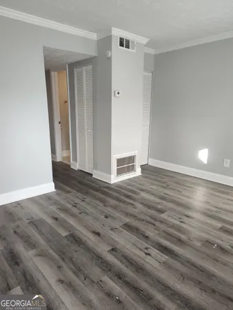 wooden floor in an empty room