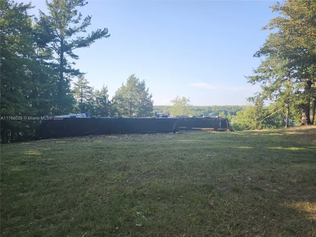 a view of an outdoor space and a yard