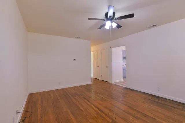 wooden floor in an empty room