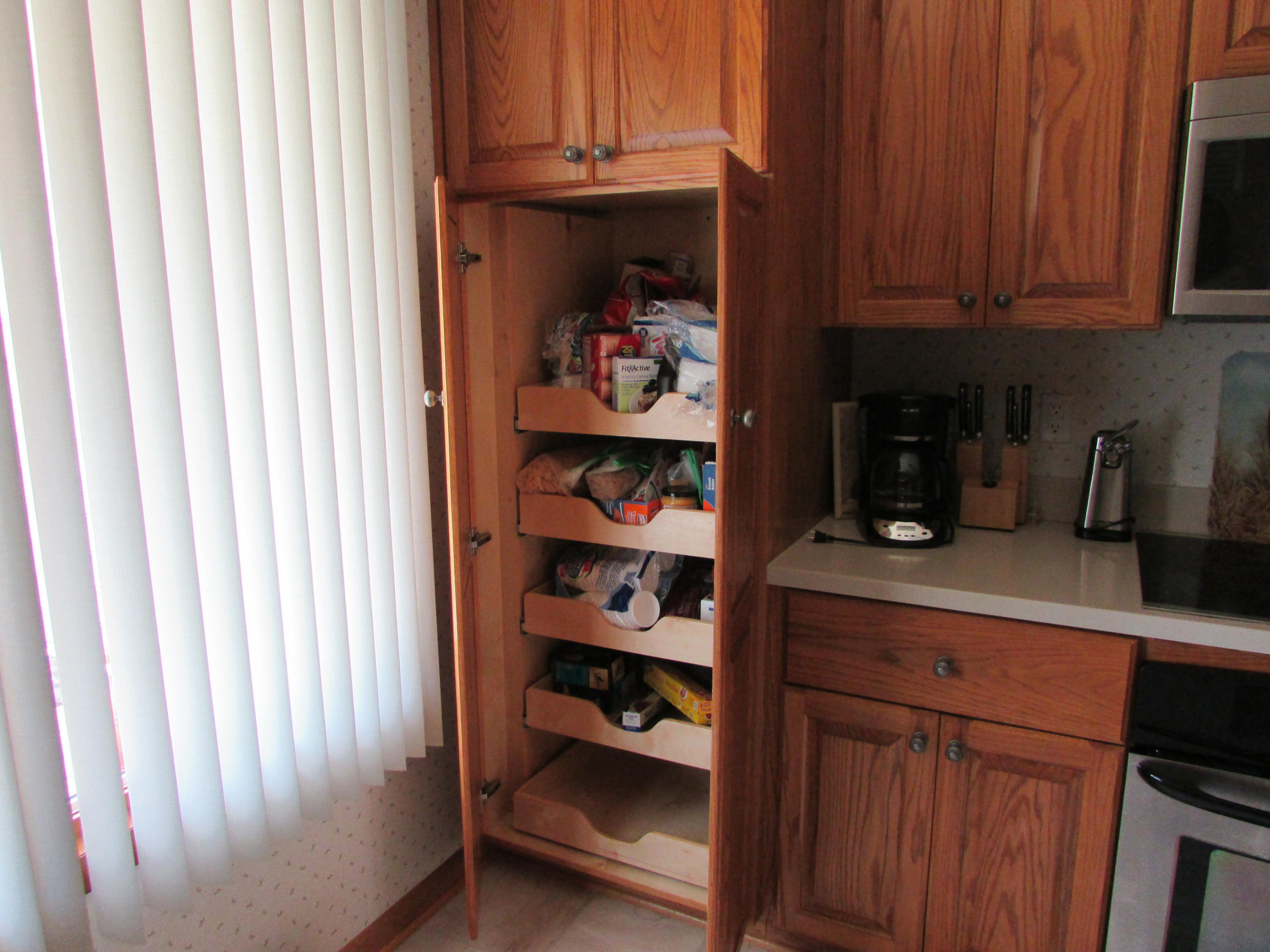 100 Dudley Creek Road Hardy, VA 24101 - Photo 15 of 49 Slide out drawers in pantry