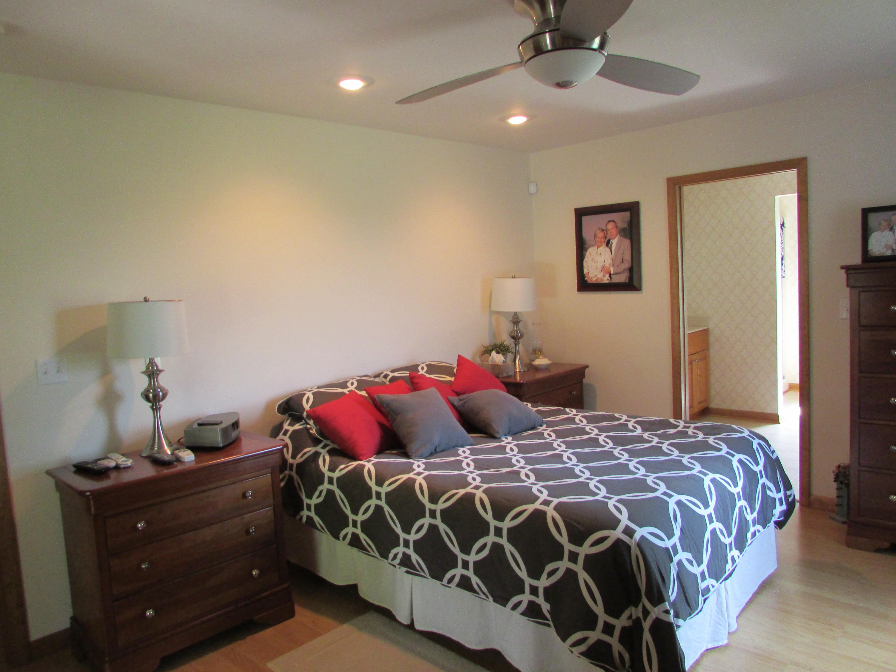 100 Dudley Creek Road Hardy, VA 24101 - Photo 17 of 49 Nice ceiling fan in Master Bedroom