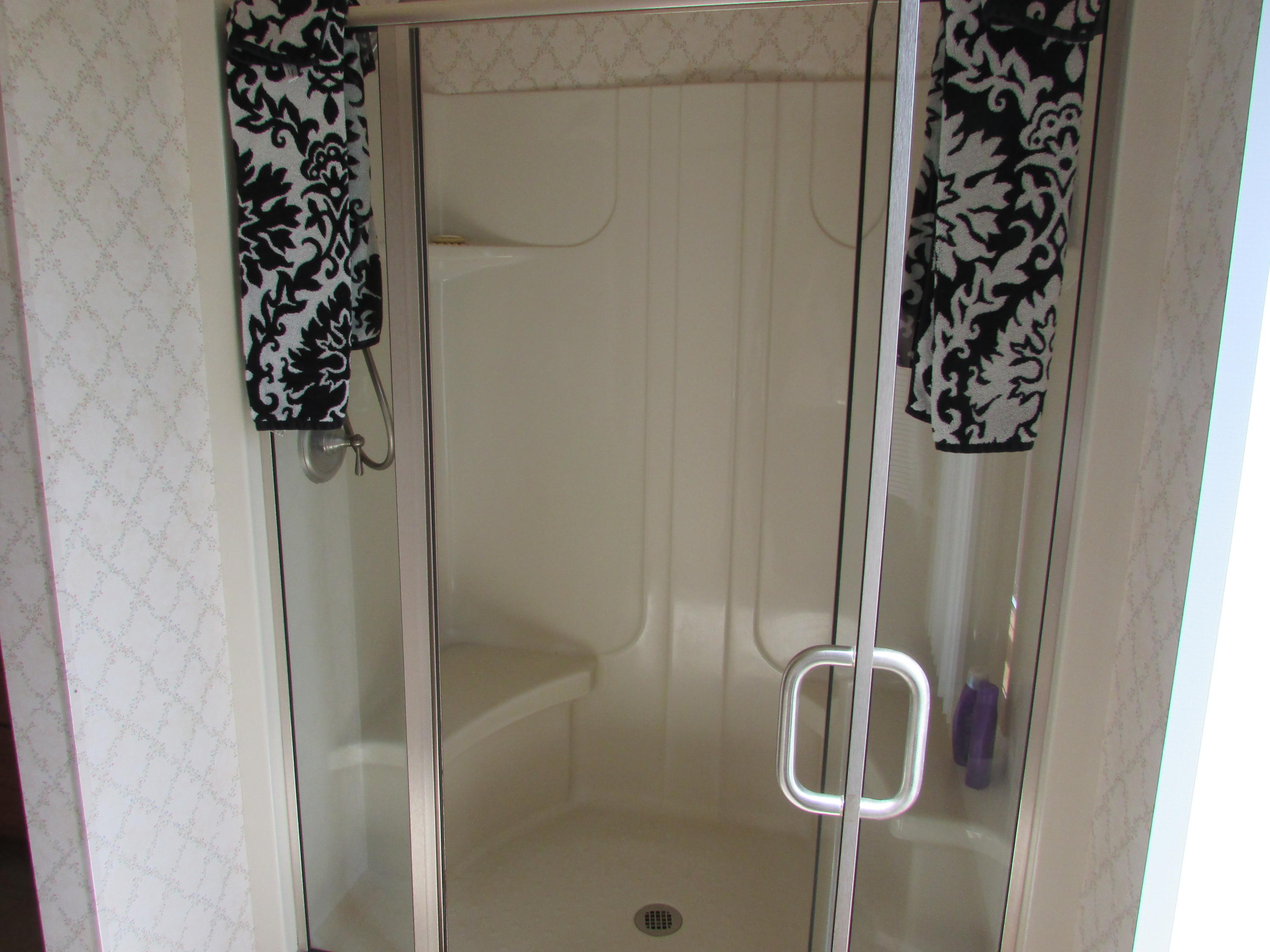 100 Dudley Creek Road Hardy, VA 24101 - Photo 24 of 49 Large walk-in shower
