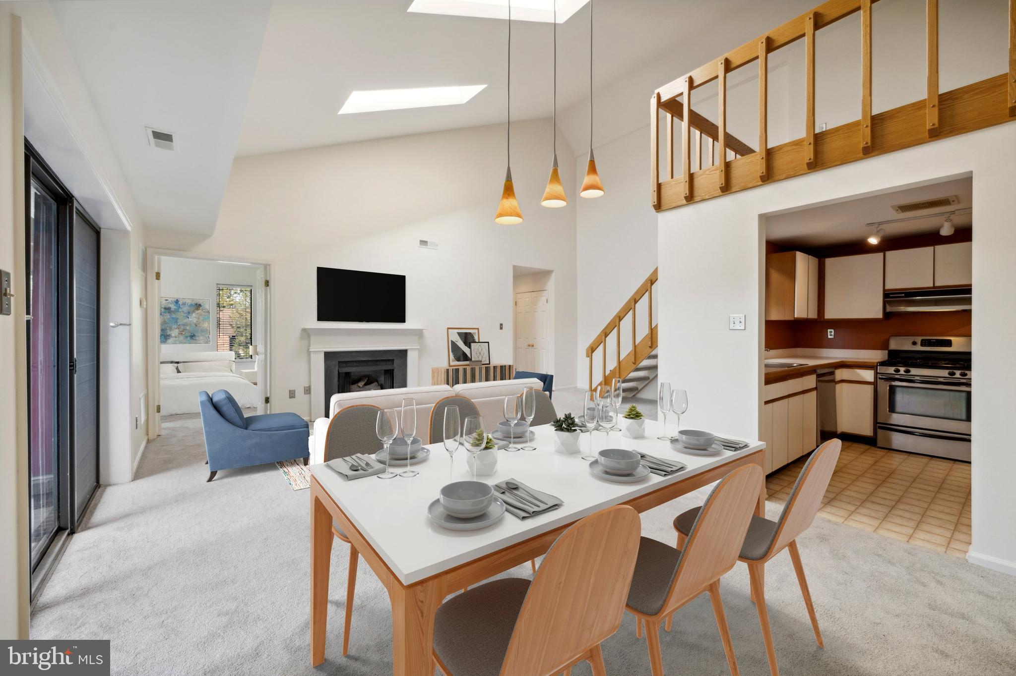 1009 Mountainview Drive Chesterbrook, PA 19087 - Photo 6 of 17 Spacious dining area adjacent to the kitchen.