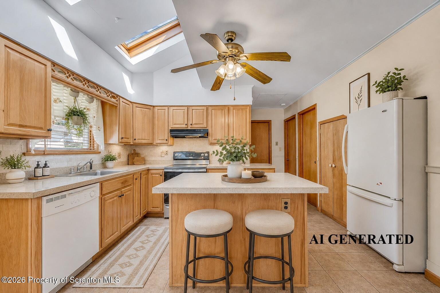 326 Main Street Eynon, PA 18403 - Photo 3 of 42 modern kitchen- AI