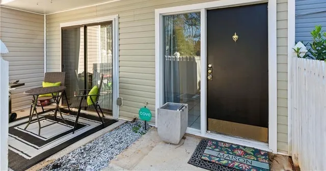 a view of an outdoor space with porch