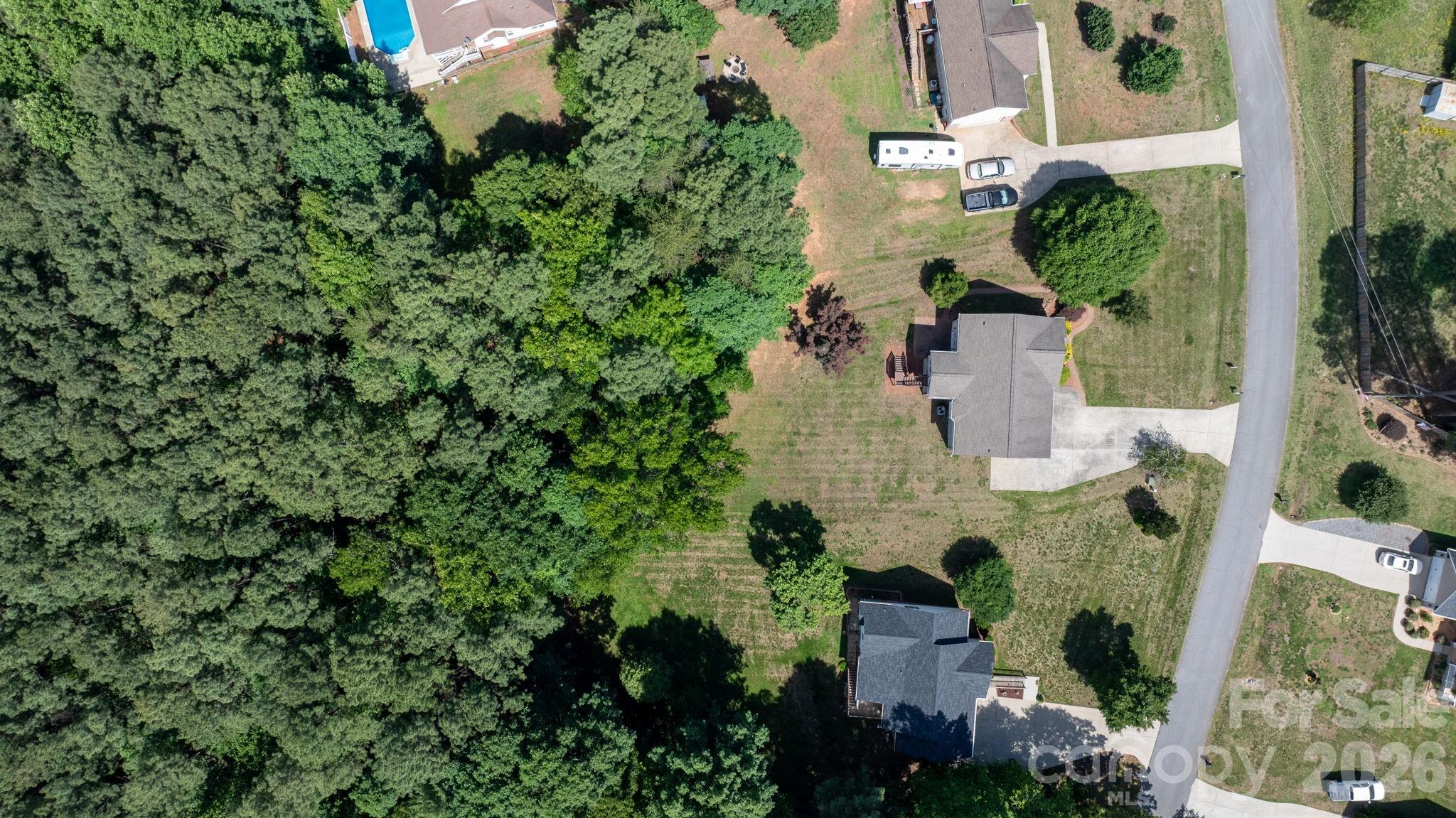 4967 Addison Lane Hickory, NC 28601 - Photo 37 of 43 an aerial view of a house with a yard