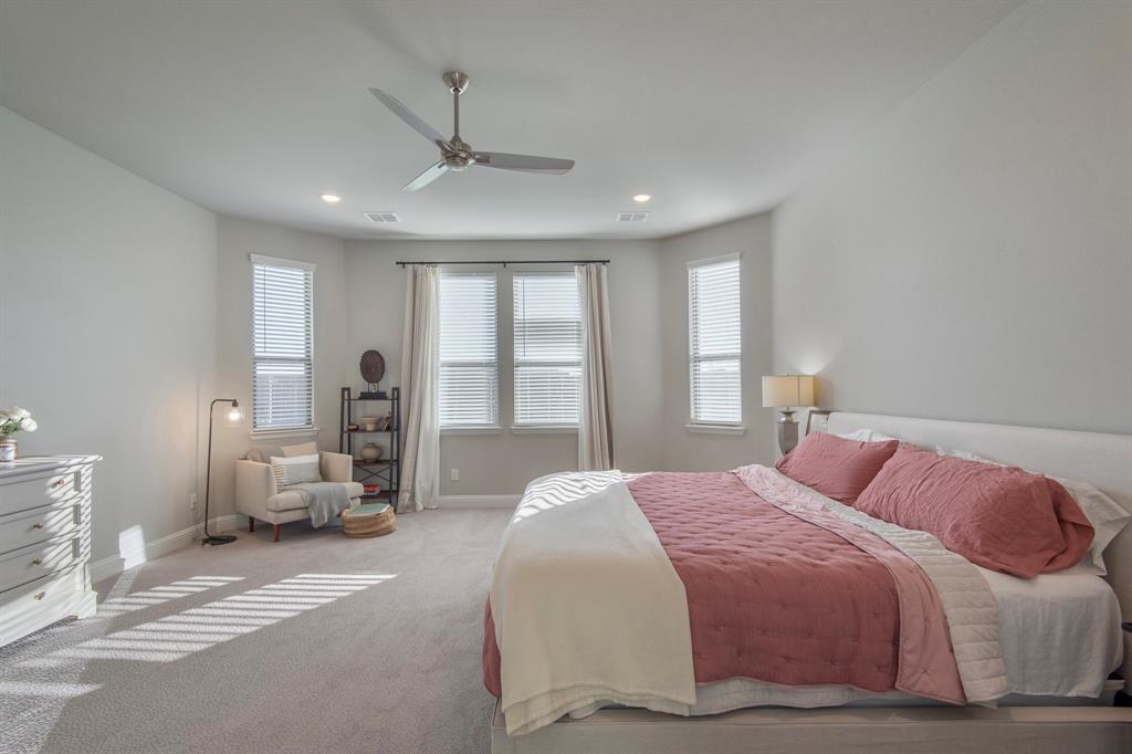 16650 Nightshade Road Frisco, TX 75033 - Photo 20 of 40 a bedroom with a large bed and furniture