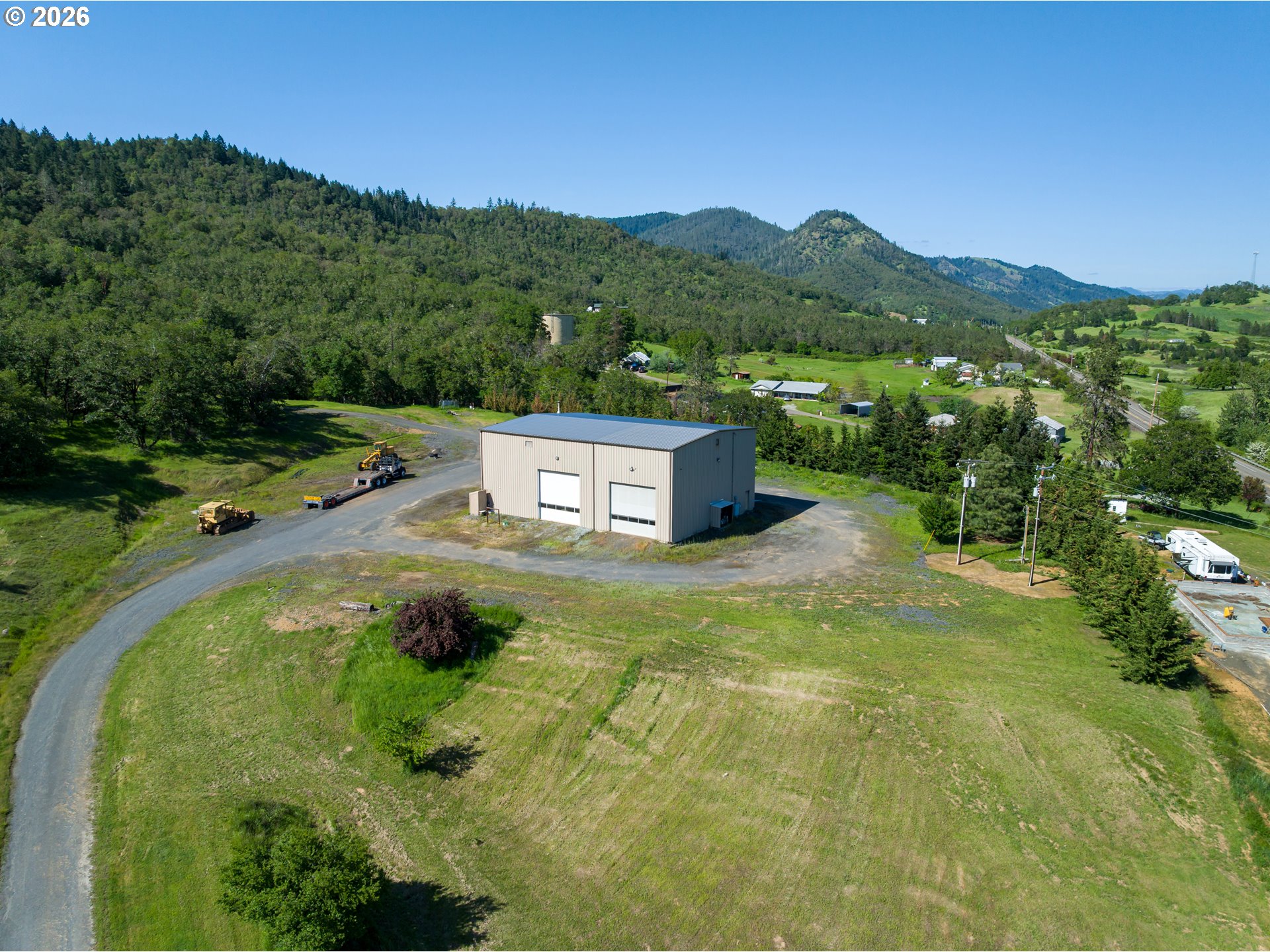 1757 Riddle Bypass Road Riddle, OR 97469 - Photo 46 of 48 a view of a garden with mountain