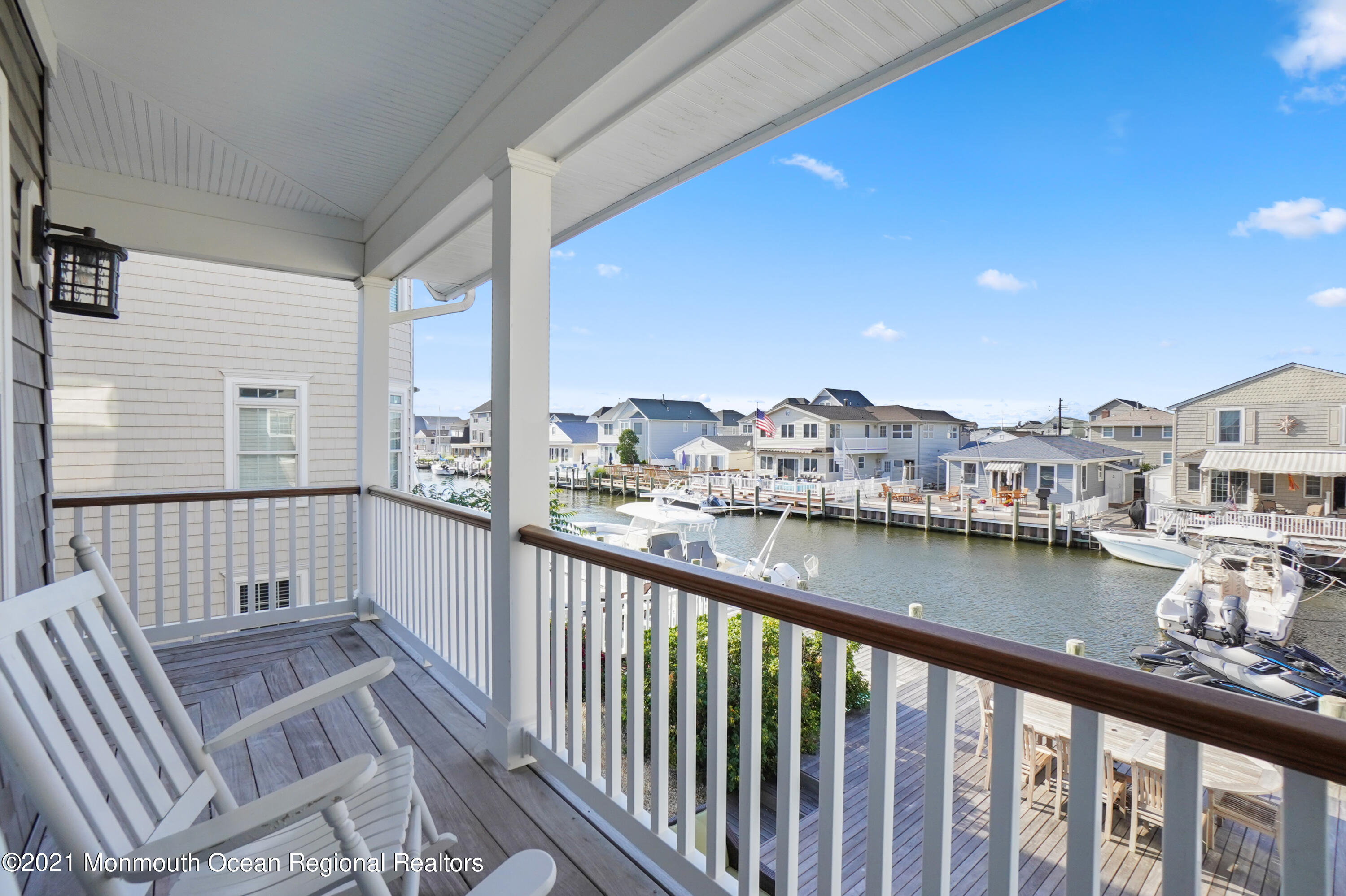 204 North Lagoon Road Lavallette, NJ 08735 - Photo 15 of 44 a view of city from a balcony