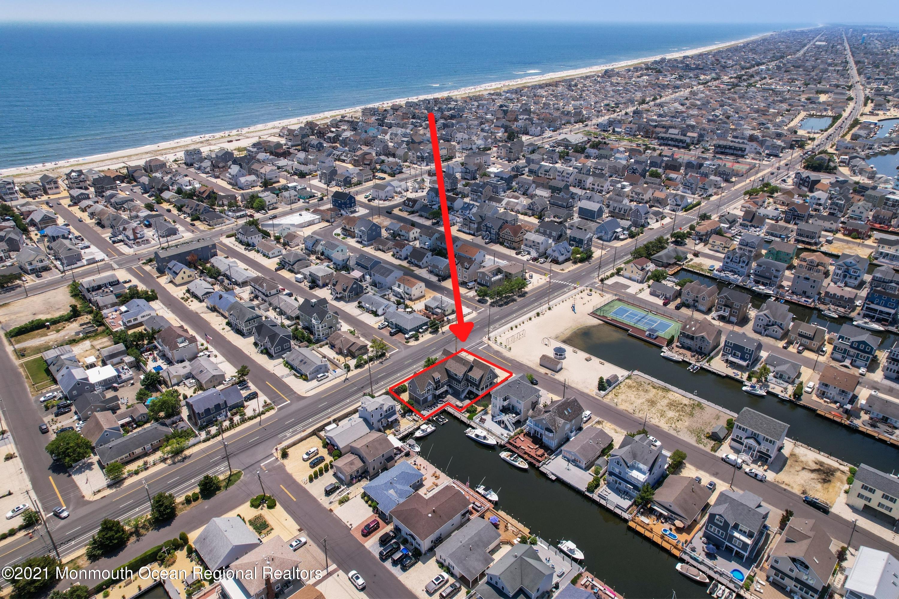 204 North Lagoon Road Lavallette, NJ 08735 - Photo 40 of 44 an aerial view of a city