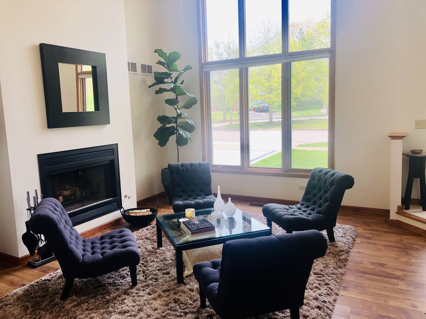 34 River Bend Road Montgomery, IL 60538 - Photo 4 of 33 a living room with furniture a fireplace and a window