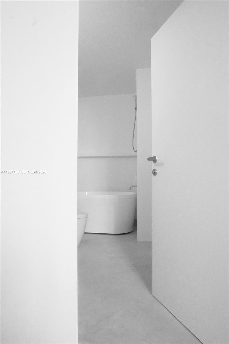 133 Northeast 2nd Avenue, Unit 1608 Miami, FL 33132 - Photo 26 of 55 Sleek bathroom design by a NYC architect.