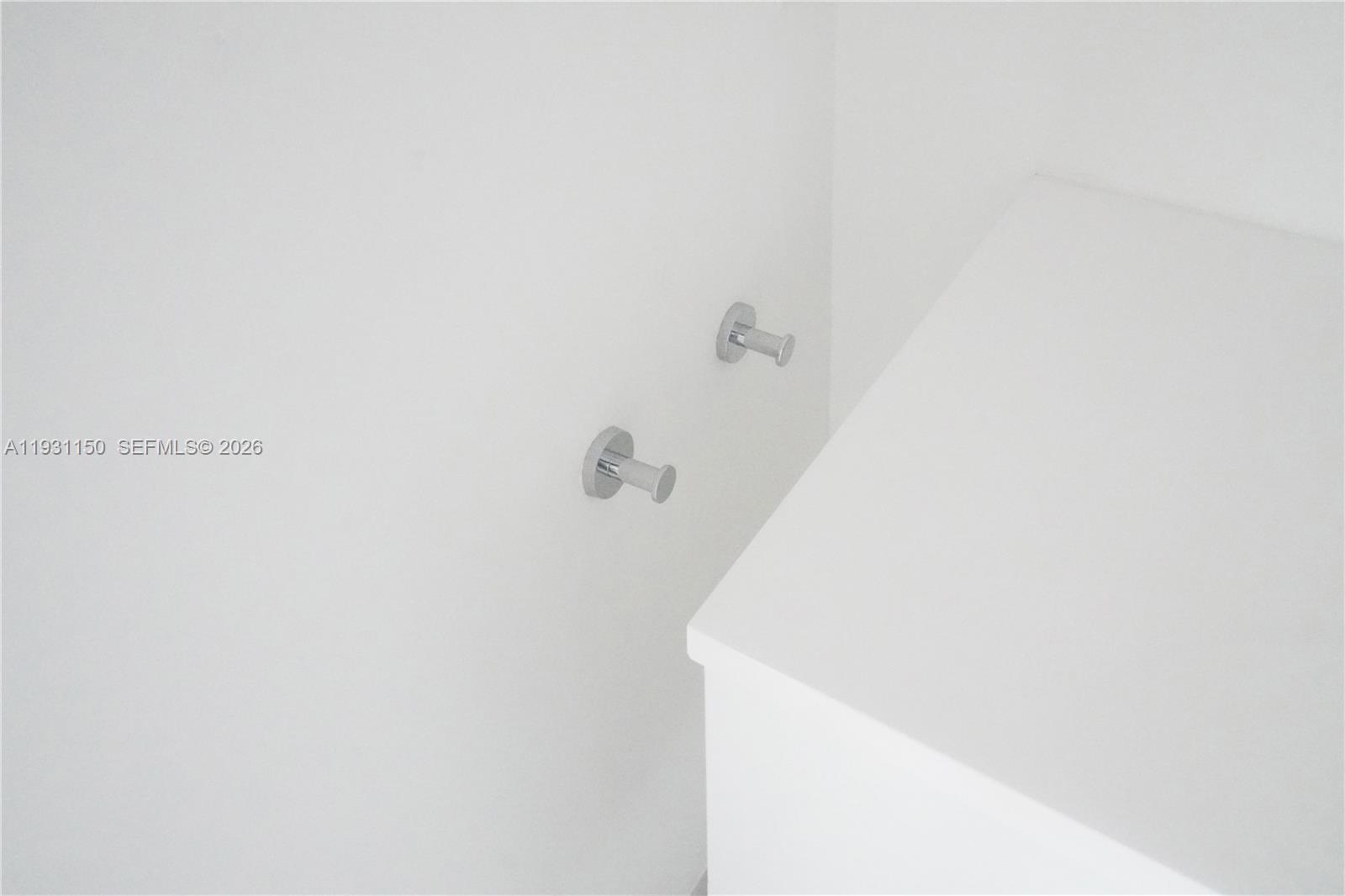 133 Northeast 2nd Avenue, Unit 1608 Miami, FL 33132 - Photo 30 of 55 Minimal towel hooks.