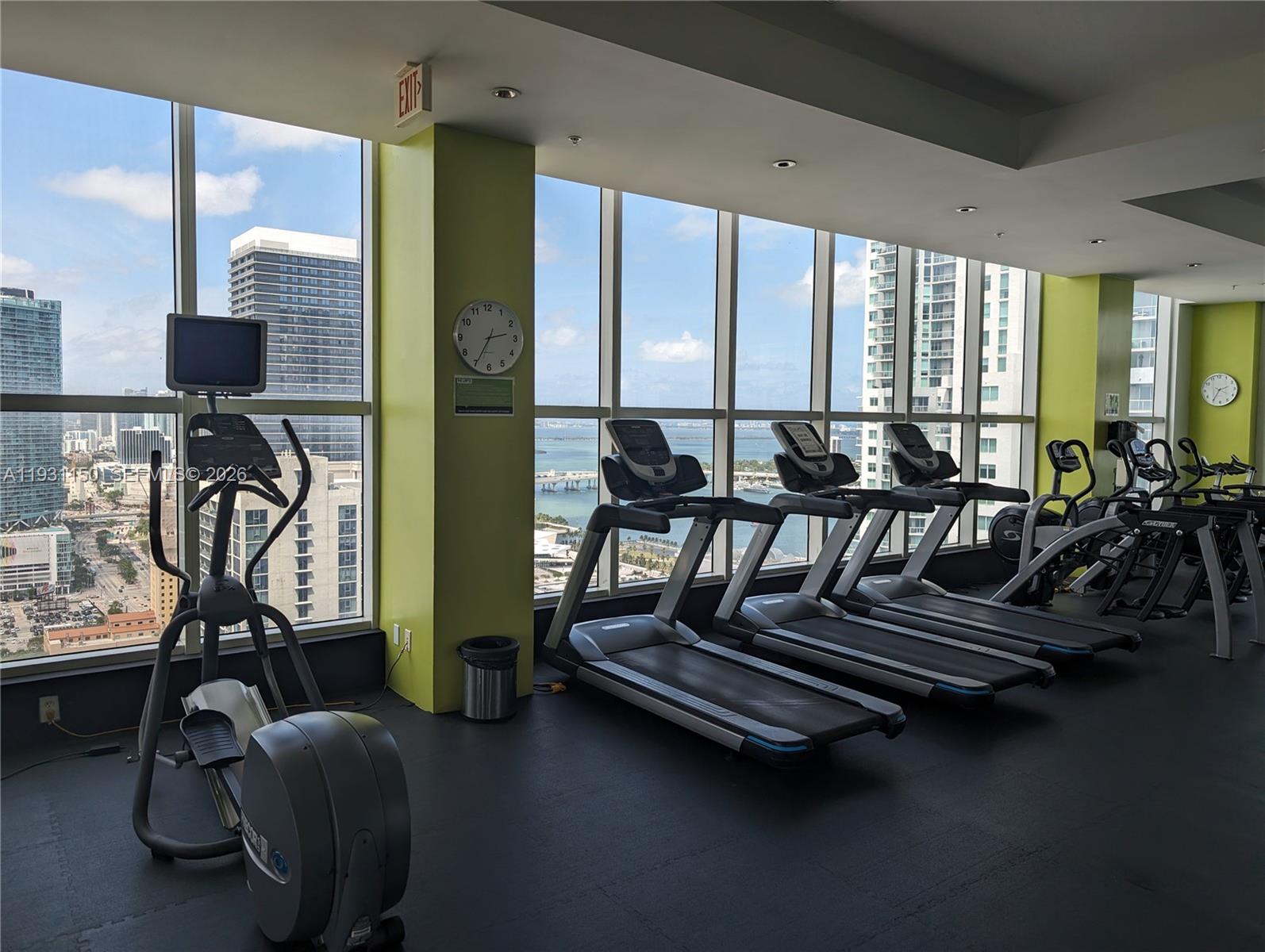 133 Northeast 2nd Avenue, Unit 1608 Miami, FL 33132 - Photo 45 of 55 Workout to beautiful views of Miami.